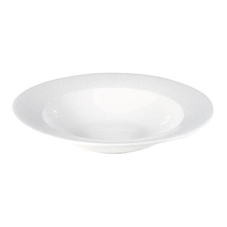Tallerken m/mønstret fane dyb 250 mm Isla Churchill 