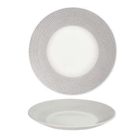 Tallerken m/mønstret fane dyb 281 mm Isla Churchill 