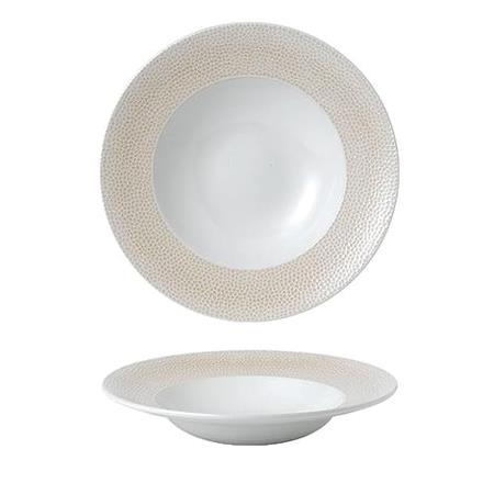 Tallerken m/sand mønstret fane dyb 280mm Isla Churchill 