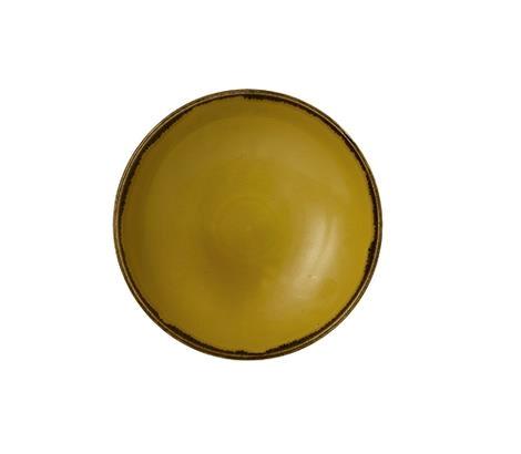 Tallerken dyb mustard 182 mm Harvest Dudson 