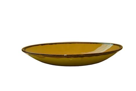 Tallerken dyb mustard 255 mm Harvest Dudson 