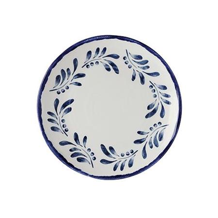 Tallerken blue 230 mm Harvest Mediterranean Dudson 