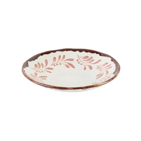Tallerken dyb terracotta 210 mm Harvest Mediterranean Dudson 