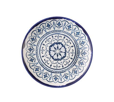 Tallerken moresque ink 165 mm Harvest Mediterranean Dudson 