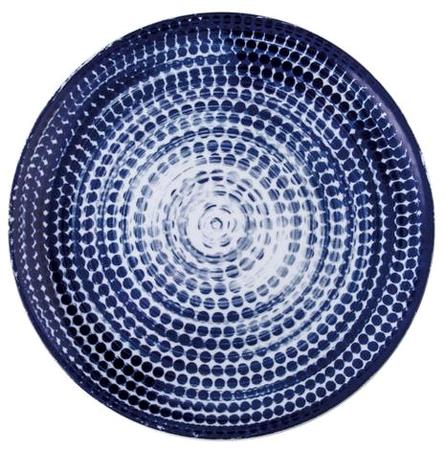 Tallerken coupe flad blå 210 mm Points 