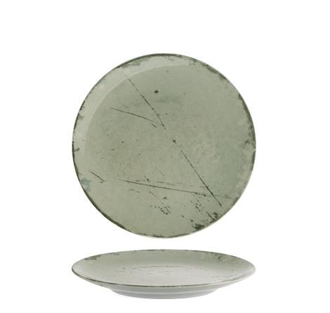 Tallerken coupe grøn 203 mm Stone 