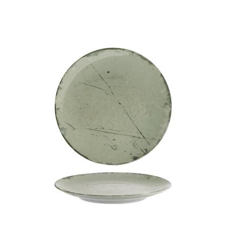 Tallerken coupe grøn 240 mm Stone 