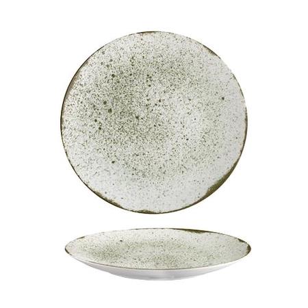 Tallerken coupe mørkegrøn 263 mm Rustic 