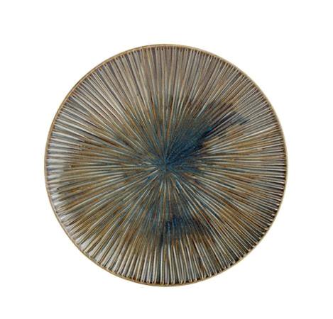 Tallerken blå/brun 255 mm Halo 