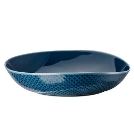 Tallerken organisk dyb blå 220 mm Rosenthal Junto 