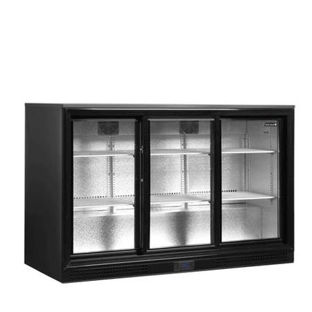 Flaske køleskab DB301S-3 med skydelåger - Tefcold 