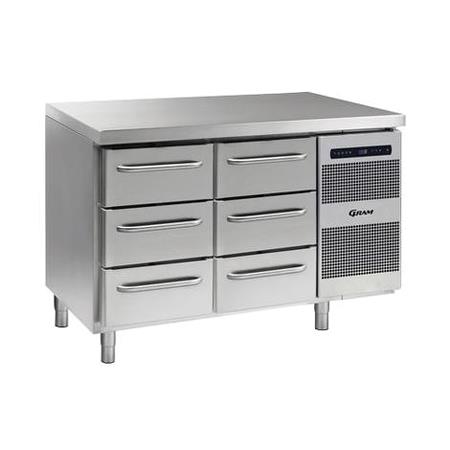 Kølebord Gastro K 1407 CSG A 3D/3D L2 Gram 