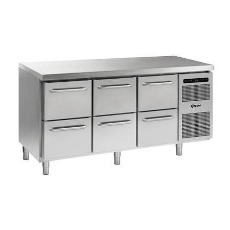 Kølebord Gastro K 1807 CSG A 2D/2D/2D L2 Gram 