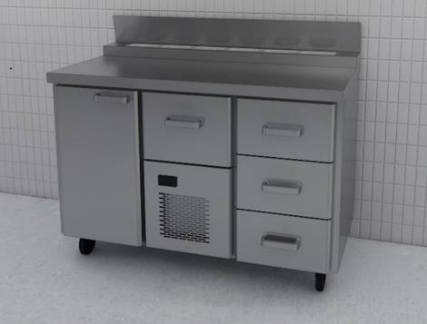 Saladette CTP12.1.MD.3.W Vitrum 