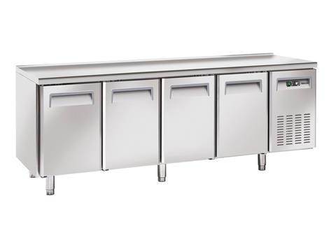 Kølebord BCC4 med 4 låger u/bagkant Vibocold 