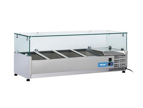 Kølekumme m/glasmontre BVCG 120 Vibocold 