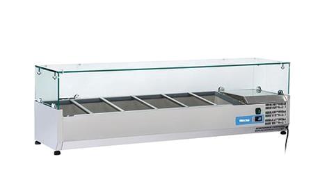 Kølekumme m/glasmontre BVCG 150 Vibocold 