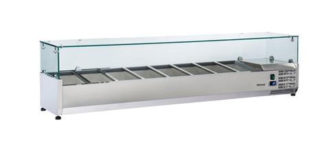 Kølekumme m/glasmontre  BVCG 180 Vibocold 