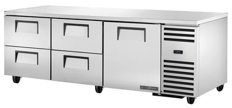 Kølebord TUC-93D-4-HC 2D/2D/DR True 
