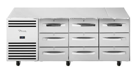 Kølebord TCR1/3-CL-BI-3D-3D-3D True 