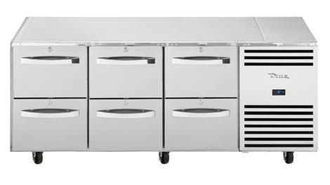 Kølebord TCR1/3-CR-BI-2D-2D-2D True 