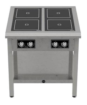 Kogebord BASIC04 keramisk 4 zoner NORQI 