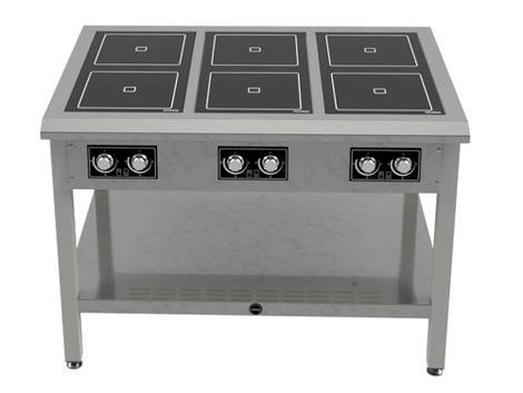 Kogebord BASIC06 keramisk 6 zoner NORQI 