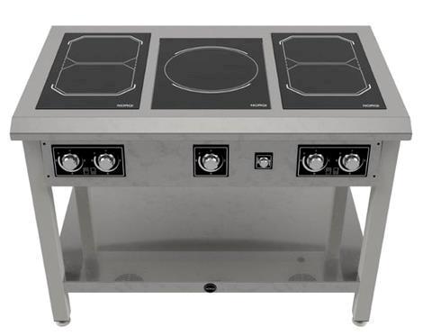 Kogebord SPIN05 induktion 5 zoner NORQI 