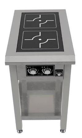 Kogebord PIN02/R induktion 2 runde zoner NORQI 