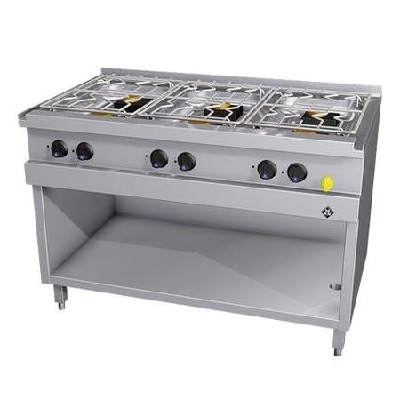 Kogebord Optima 700 m/6 blus gas MKN 