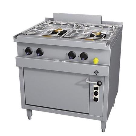 Komfur Optima 700 m/4 blus gas og gasovn MKN 