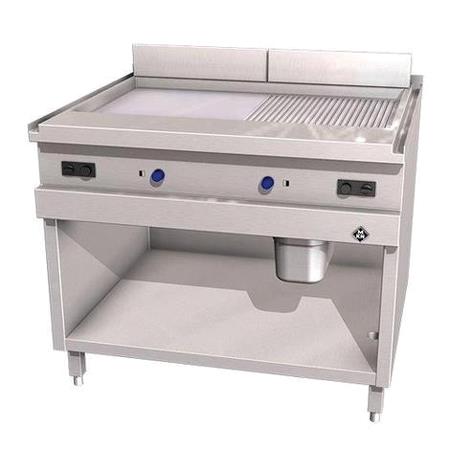 Stegeplade Optima 850 1/2 rillet gas dobbelt MKN 