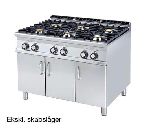 Kogebord PC-912G 6 blus gas Lotus 