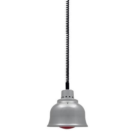 Varmelampe Ø225 krom legering malet Saro 