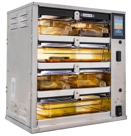 Varmeskab ReadyFlex 4x2 rum "Duke 4""/100 mm - høj model" 
