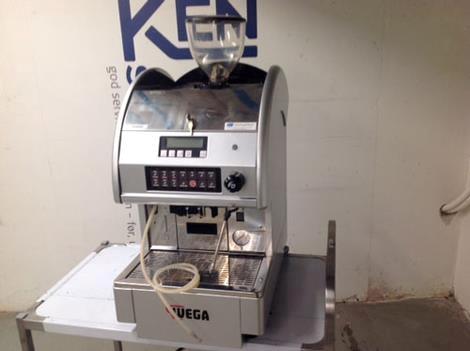 Demo espressomaskine WEGA GEMINI MINI grå 1 gruppe 