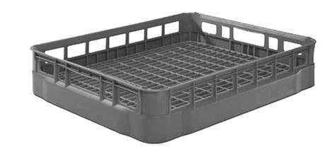 Bestikkurv HL 600 x 500 mm plast Meiko grå 
