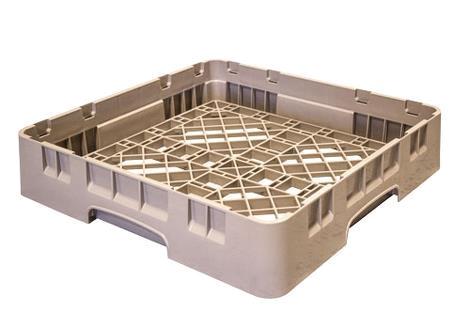 Kop- og glaskurv 500x500 mm beige Cambro 
