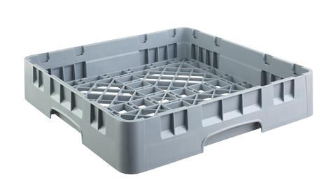 Kop- og glaskurv 500x500 mm grå Cambro 