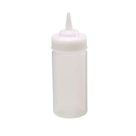 Squeeze plast flaske 24 cl med låg
