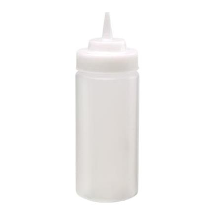 Squeeze plast flaske 47 cl med låg