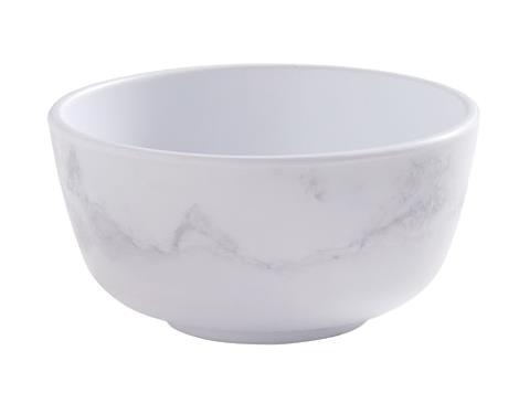 Skål marmor hvid 113 mm 30 cl Melamin