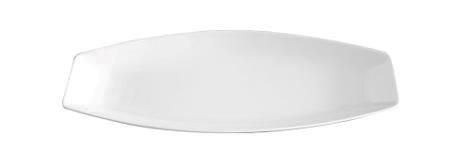Buffetfad EHG oval 405 mm hvidt porcelæn